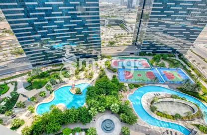 Pool image for: Apartment - 1 Bedroom - 2 Bathrooms for rent in The Gate Tower 3 - Shams Abu Dhabi - Al Reem Island - Abu Dhabi, Image 1