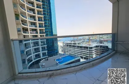 شقة - 2 غرف نوم - 3 حمامات للايجار في برج الواحة - الراشدية 1 - الراشدية - عجمان