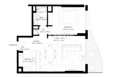 Apartment - 1 Bedroom - 2 Bathrooms for sale in Bay Residences - Hayat Island - Mina Al Arab - Ras Al Khaimah