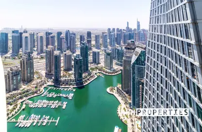 Water View image for: Apartment - 1 Bedroom - 2 Bathrooms for rent in Damac Heights - Dubai Marina - Dubai, Image 1