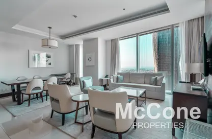 شقة - 2 غرف نوم - 2 حمامات للايجار في 1 فندق العنوان-سكاي فيو - أبراج العنوان سكاي فيو - دبي وسط المدينة - دبي