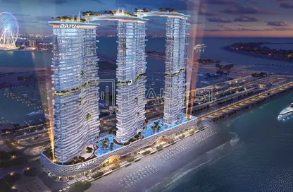 Water View image for: Apartment - 3 Bedrooms - 4 Bathrooms for sale in Tower C - Damac Bay - Dubai Harbour - Dubai, Image 1
