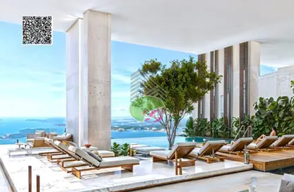 شقة - 2 غرف نوم - 4 حمامات للبيع في برج الكورنيش - طريق كورنيش عجمان - عجمان