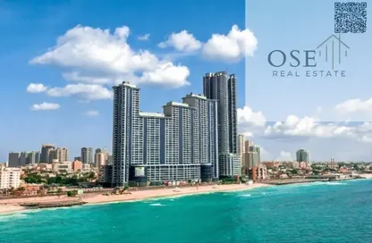 Apartment - 3 Bedrooms - 4 Bathrooms for sale in Ajman Corniche Residences - Ajman Corniche Road - Ajman