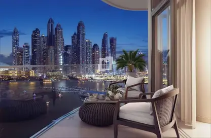Apartment - 3 Bedrooms - 4 Bathrooms for sale in Palace Beach Residence - EMAAR Beachfront - Dubai Harbour - Dubai