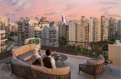 Terrace image for: Apartment - 1 Bedroom - 1 Bathroom for sale in Al Jazi - Madinat Jumeirah Living - Umm Suqeim - Dubai, Image 1