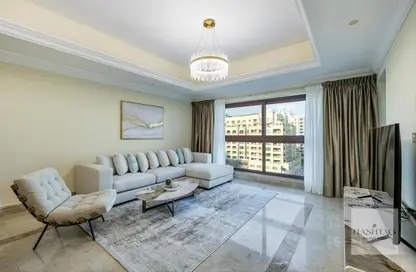 Apartment - 1 Bedroom - 2 Bathrooms for rent in The Fairmont Palm Residence South - The Fairmont Palm Residences - Palm Jumeirah - Dubai