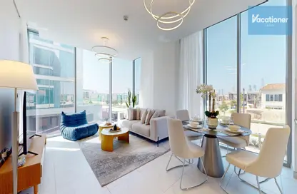 Living / Dining Room image for: Apartment - 1 Bedroom - 1 Bathroom for rent in Residences 21 - District One - Mohammed Bin Rashid City - Dubai, Image 1
