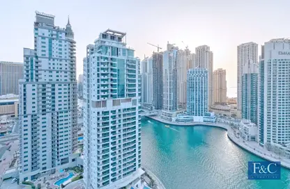 Apartment - 2 Bedrooms - 2 Bathrooms for sale in Time Place Tower - Dubai Marina - Dubai