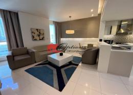 Living Room image for: Apartment - 2 bedrooms - 3 bathrooms for rent in DAMAC Maison The Vogue - Business Bay - Dubai, Image 1