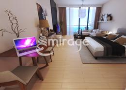 Living / Dining Room image for: Studio - 1 bathroom for sale in Al Maryah Vista - Al Maryah Island - Abu Dhabi, Image 1