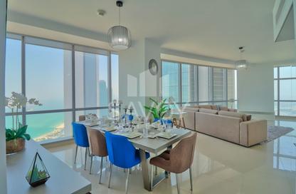 Apartment - 3 Bedrooms - 4 Bathrooms for rent in Etihad Tower 5 - Etihad Towers - Corniche Road - Abu Dhabi
