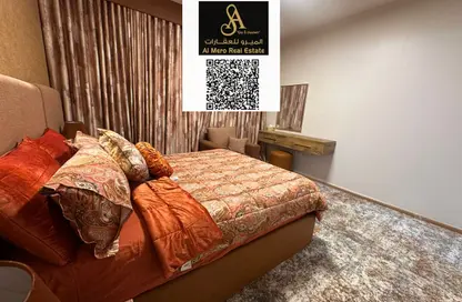 شقة - غرفة نوم - 2 حمامات للبيع في أورينت تاور 1 - أورينت تاور - البستان - عجمان