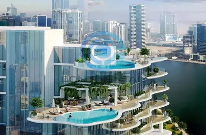 Apartment - Studio - 1 Bathroom for sale in Chic Tower - Business Bay - Dubai