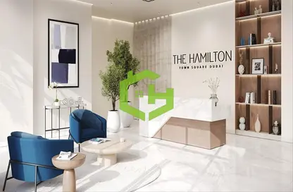 Living Room image for: Duplex - 2 Bedrooms - 2 Bathrooms for sale in The Hamilton - Town Square - Dubai, Image 1