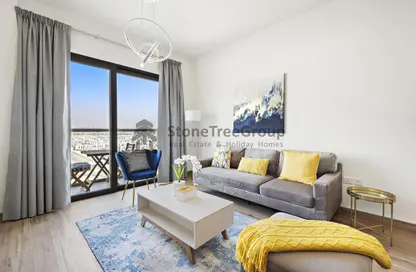Living Room image for: Apartment - 1 Bedroom - 1 Bathroom for rent in East 40 - Al Furjan - Dubai, Image 1
