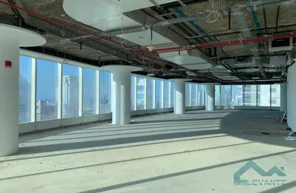 Office Space - Studio - 4 Bathrooms for rent in The Bay Gate - Business Bay - Dubai