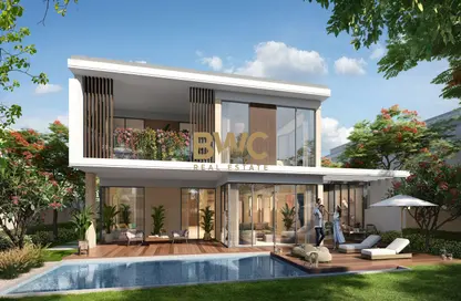 Outdoor House image for: Villa - 5 Bedrooms - 6 Bathrooms for sale in Harmony - Tilal Al Ghaf - Dubai, Image 1