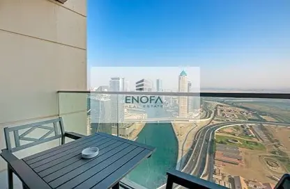 صورة لـ شرفة شقة - 2 غرف نوم - 3 حمامات للبيع في برج نورا - مدينة الحبتور - الخليج التجاري - دبي ، صورة رقم 1