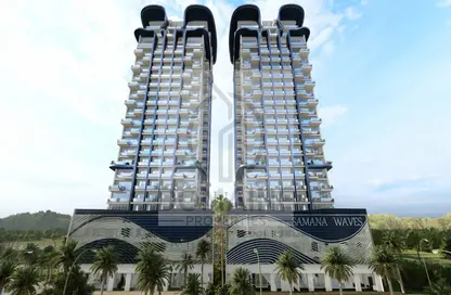 Outdoor Building image for: Apartment - 2 Bedrooms - 3 Bathrooms for sale in Samana Waves 2 - Samana Waves - Jumeirah Village Circle - Dubai, Image 1