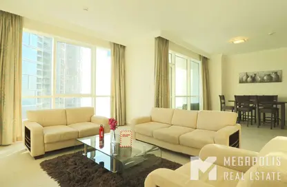 Apartment - 2 Bedrooms - 4 Bathrooms for rent in Al Bateen Residences - Jumeirah Beach Residence - Dubai