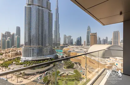 Balcony image for: Apartment - 2 Bedrooms - 3 Bathrooms for rent in Boulevard Point - Downtown Dubai - Dubai, Image 1