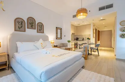 Apartment - Studio - 1 Bathroom for rent in Waters Edge - Yas Island - Abu Dhabi