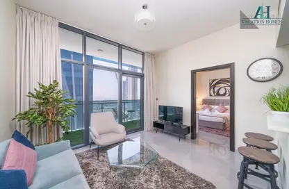 صورة لـ غرفة المعيشة شقة - 2 غرف نوم - 3 حمامات للايجار في برج ميرانو - الخليج التجاري - دبي ، صورة رقم 1