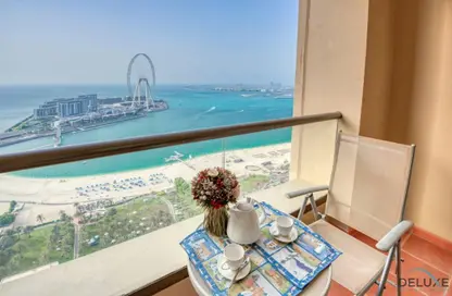 Balcony image for: Apartment - 2 Bedrooms - 2 Bathrooms for rent in Shams 4 - Shams - Jumeirah Beach Residence - Dubai, Image 1