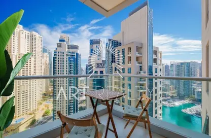Apartment - 2 Bedrooms - 2 Bathrooms for sale in Shemara Tower - Marina Promenade - Dubai Marina - Dubai