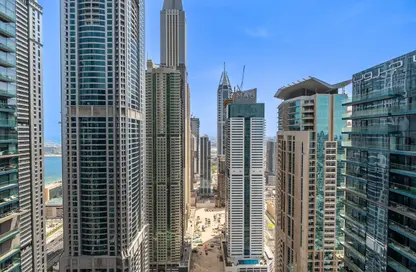 شقة - غرفة نوم - 2 حمامات للايجار في بوابة المارينا 2 - مارينا جيت - دبي مارينا - دبي