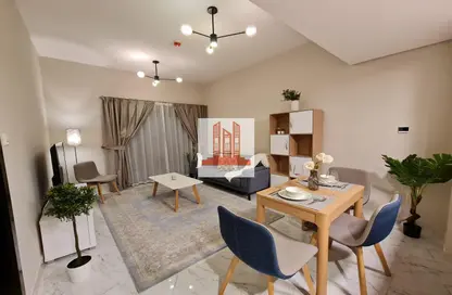Living / Dining Room image for: Apartment - 1 Bedroom - 1 Bathroom for rent in MAG 540 - Mag 5 Boulevard - Dubai South (Dubai World Central) - Dubai, Image 1
