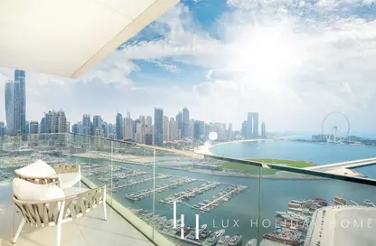 Apartment - 4 Bedrooms - 3 Bathrooms for rent in Sunrise Bay - EMAAR Beachfront - Dubai Harbour - Dubai