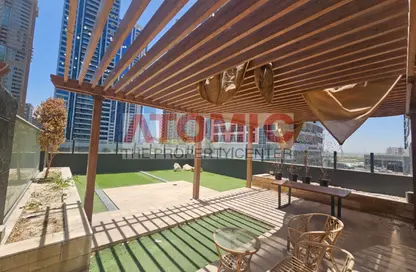 Apartment - 1 Bedroom - 2 Bathrooms for rent in Lakeside Residence - JLT Cluster A - Jumeirah Lake Towers - Dubai