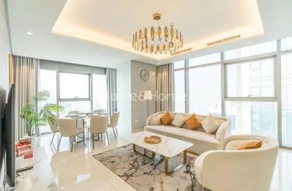 شقة - 2 غرف نوم - 3 حمامات للايجار في فندق ومساكن برج باراماونت - الخليج التجاري - دبي