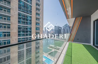 شقة - غرفة نوم - 2 حمامات للايجار في بن غاطي كانال - الخليج التجاري - دبي