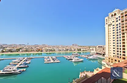 Water View image for: Apartment - 2 Bedrooms - 4 Bathrooms for sale in Marina Residences 2 - Marina Residences - Palm Jumeirah - Dubai, Image 1