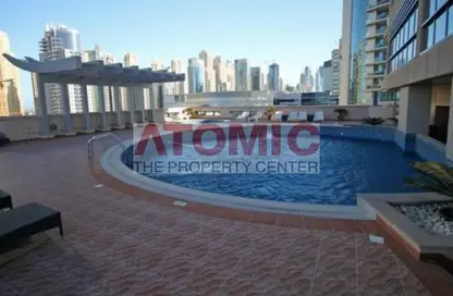 Apartment - Studio - 1 Bathroom for rent in Zumurud Tower - Dubai Marina - Dubai