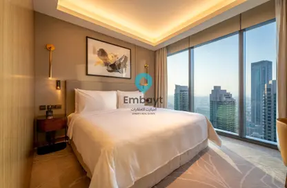 صورة لـ غرفة- غرفة النوم شقة - غرفة نوم - 2 حمامات للايجار في العنوان رزيدنسز برج الأوبرا دبي 1 - ذو ادراس ريزيدنس دبي أوبرا - دبي وسط المدينة - دبي ، صورة رقم 1