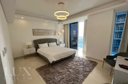 صورة لـ غرفة- غرفة النوم شقة - 1 حمام للبيع في ويفز تاور - الخليج التجاري - دبي ، صورة رقم 1