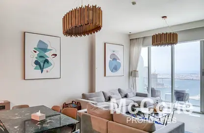 Apartment - 3 Bedrooms - 5 Bathrooms for rent in Palm View - Dubai Media City - Dubai