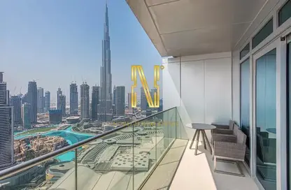 Balcony image for: Apartment - 2 Bedrooms - 3 Bathrooms for rent in The Address Residence Fountain Views 1 - The Address Residence Fountain Views - Downtown Dubai - Dubai, Image 1