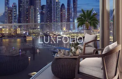 Apartment - 1 Bedroom - 1 Bathroom for sale in Palace Beach Residence - EMAAR Beachfront - Dubai Harbour - Dubai