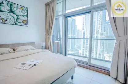 Apartment - 1 Bedroom - 2 Bathrooms for rent in Indigo Tower - JLT Cluster D - Jumeirah Lake Towers - Dubai
