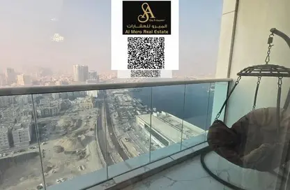 Apartment - 2 Bedrooms - 3 Bathrooms for rent in Oasis Tower - Al Rashidiya 1 - Al Rashidiya - Ajman