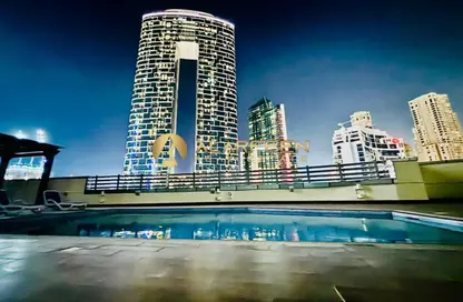 شقة - غرفة نوم - 2 حمامات للايجار في برج مارينا فرست - دبي مارينا - دبي