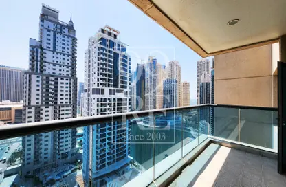 شقة - 2 غرف نوم - 2 حمامات للايجار في برج الزمان والمكان - دبي مارينا - دبي