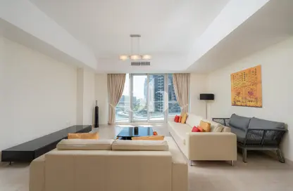 Apartment - 3 Bedrooms - 4 Bathrooms for rent in The Waves Tower B - The Waves - Dubai Marina - Dubai