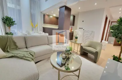 Living Room image for: Apartment - 2 Bedrooms - 3 Bathrooms for rent in Al Rayyana - Khalifa City - Abu Dhabi, Image 1