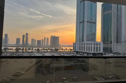 Apartment - 2 Bedrooms - 3 Bathrooms for rent in Al Hafeet Tower - Al Khan - Sharjah